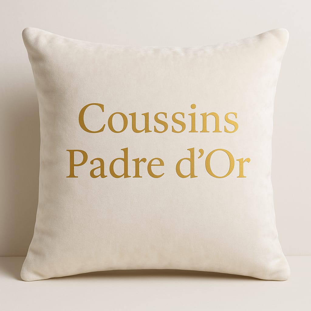 coussins padre d'or